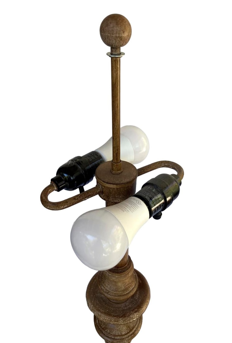 Vintage Spindled Floor Lamp - 8