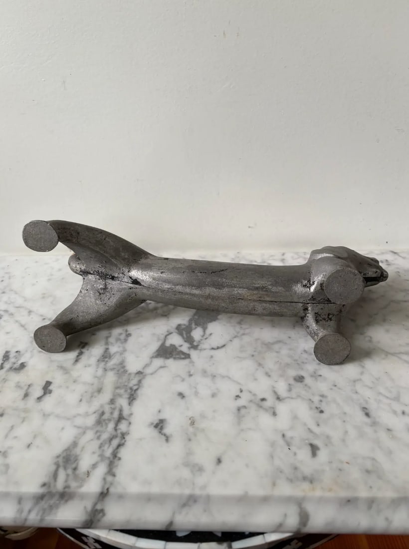 Dachshund Antique Mixed Metal Door Stop - 3