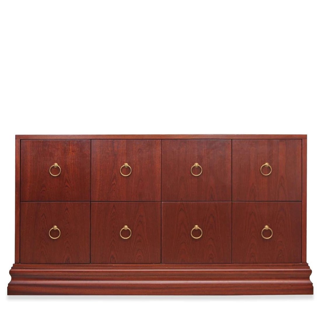 1990s Modern Mahogany Dresser or Credenza - 4