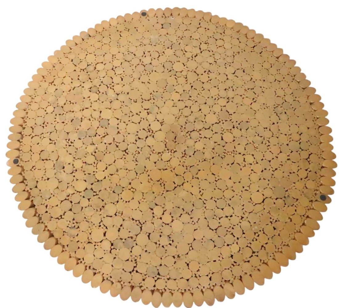 Sheaf of Wheat Form Bamboo Coffee Table by McGuire - 8