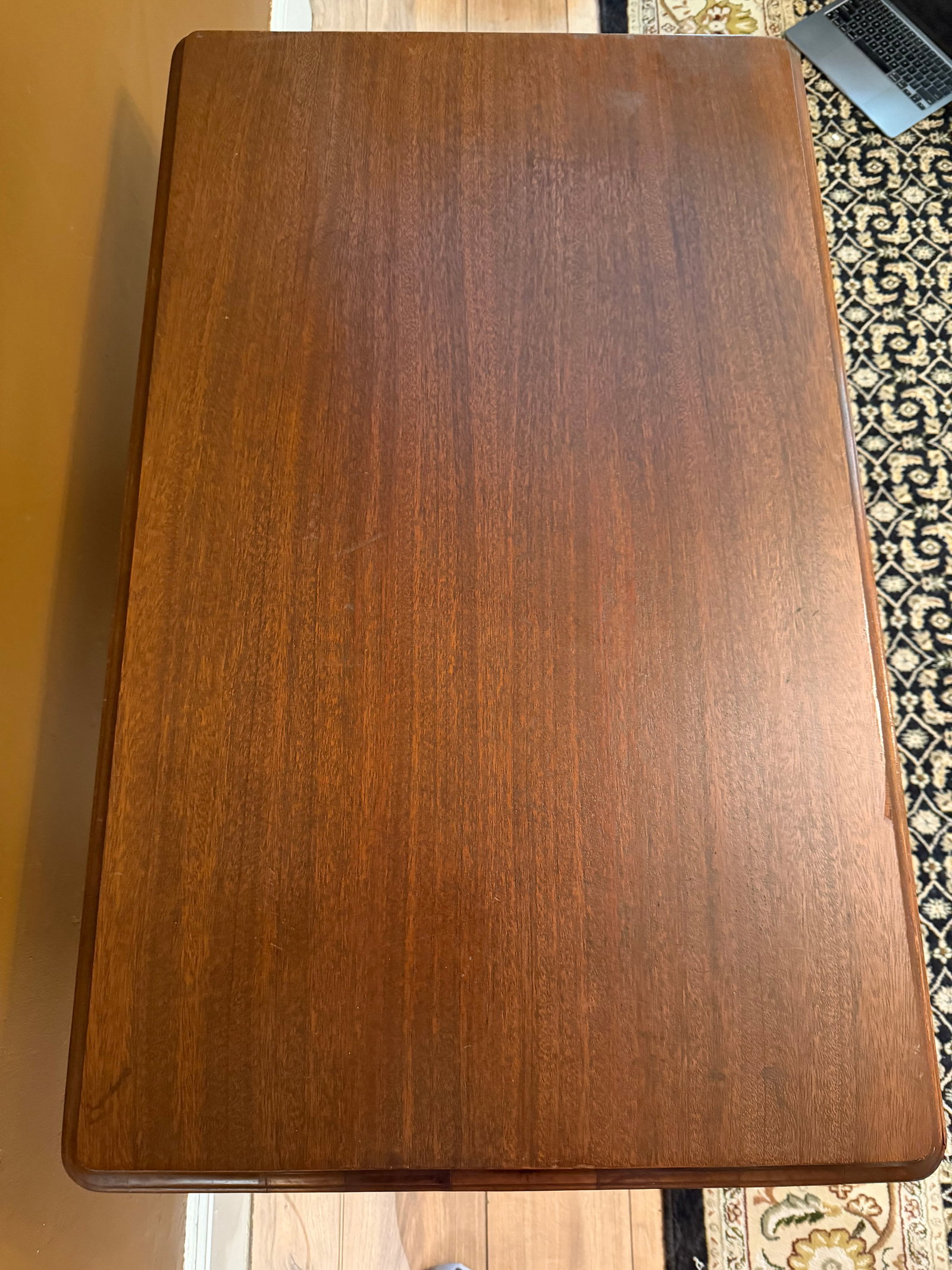 Antique 19th Century American Empire Walnut Library Table (36") - 3