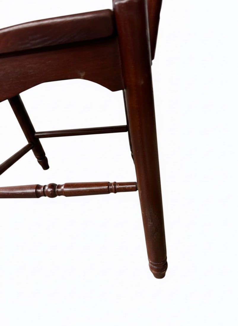 Pair of Tom Seely Solid Cherry Dining Armchairs - 10