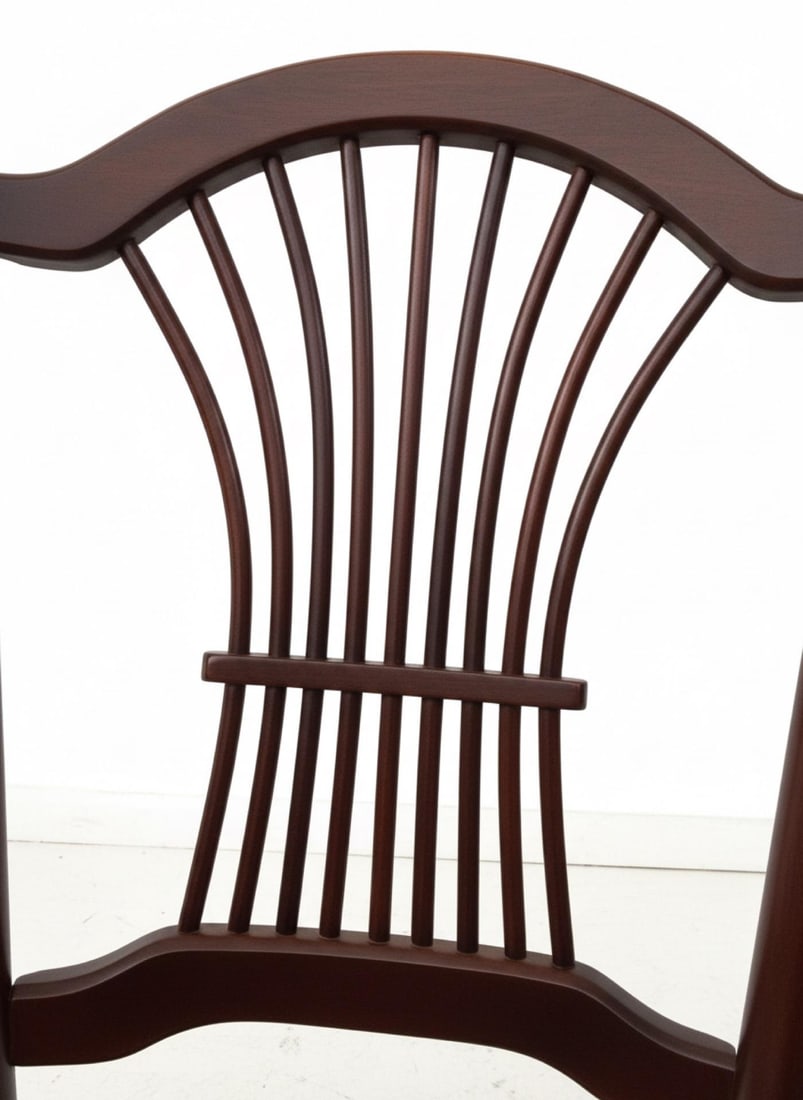 Pair of Tom Seely Solid Cherry Dining Armchairs - 6