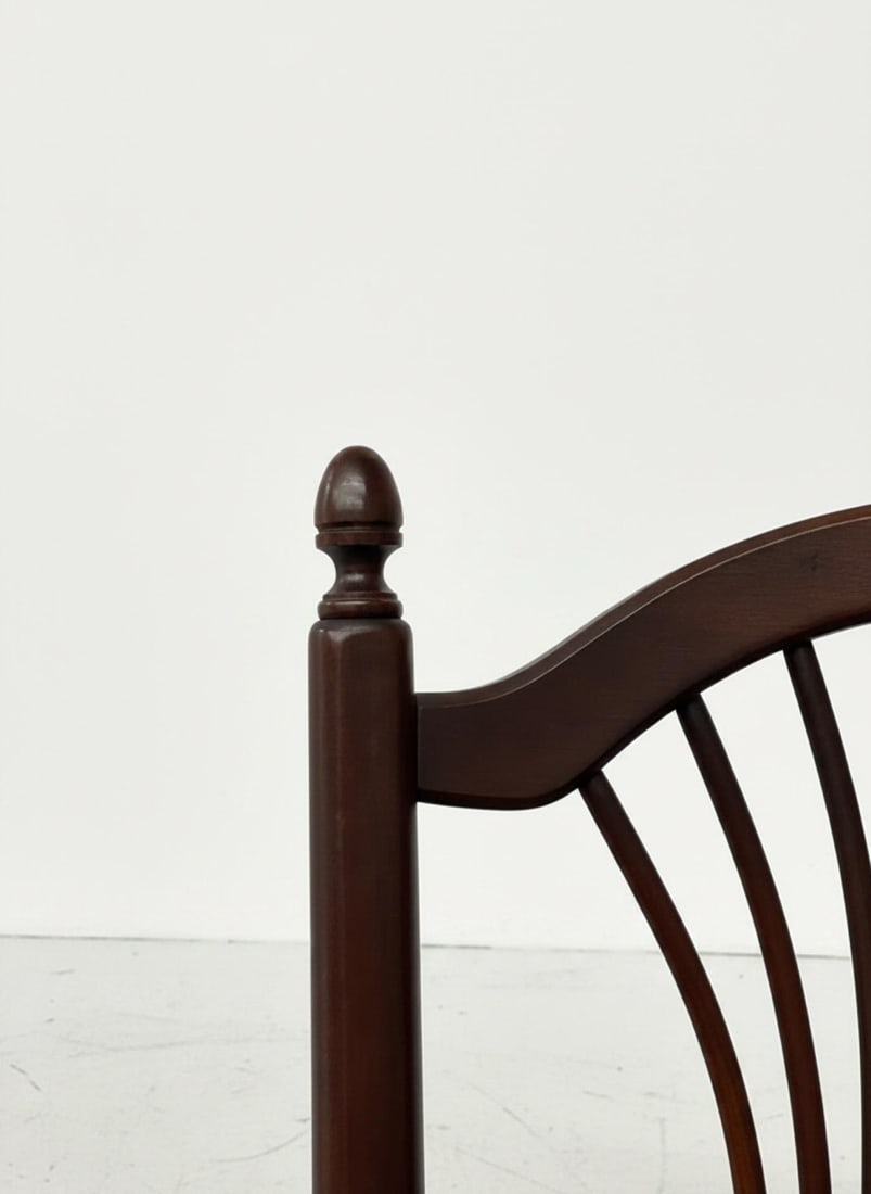 Pair of Tom Seely Solid Cherry Dining Armchairs - 7