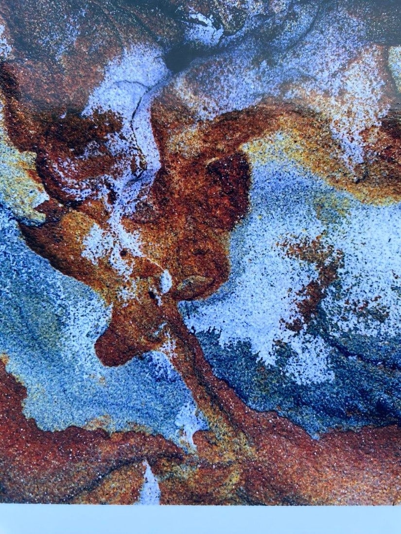 Sandstone - 1, Point Lobos June 1982/March 2009 Original Artwork by Clifford Baker - 4