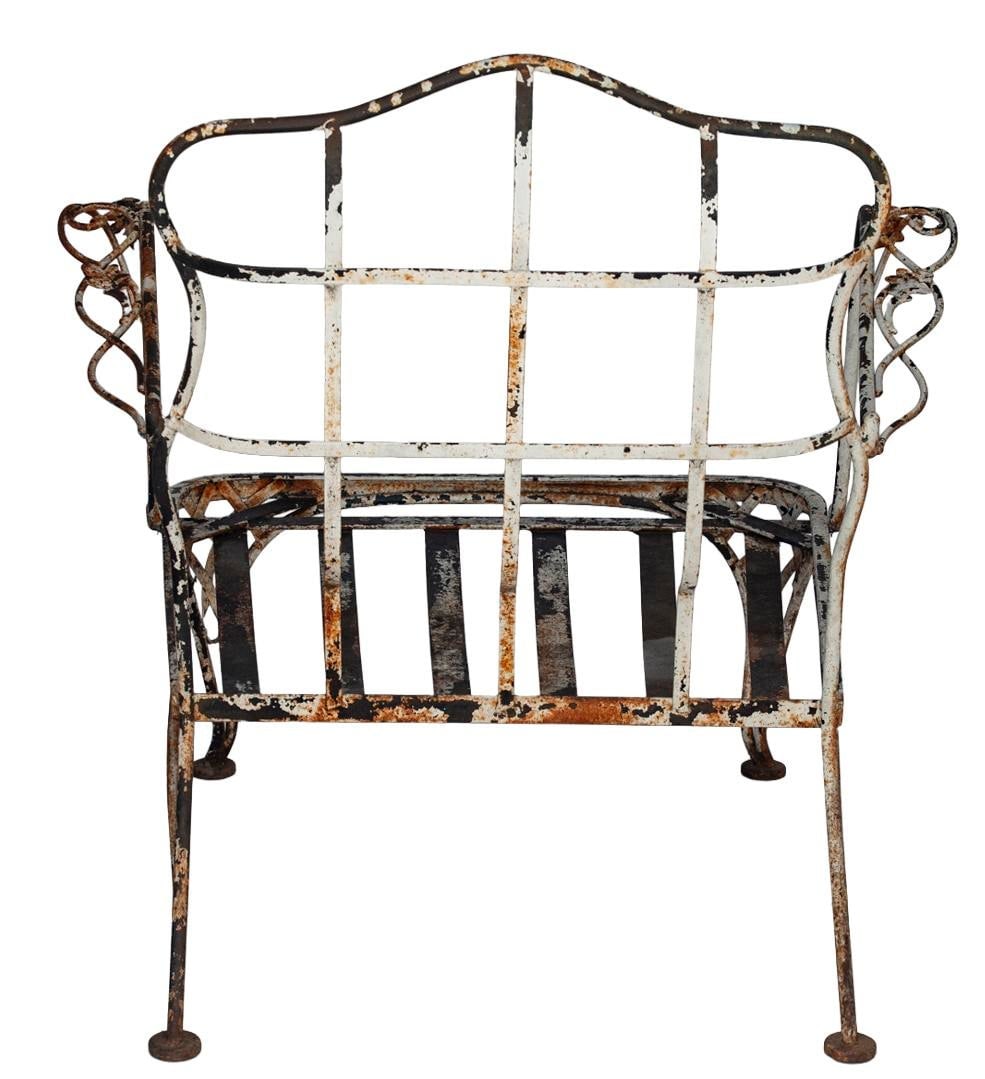 Vintage Rustic Patina Garden Chair - 5