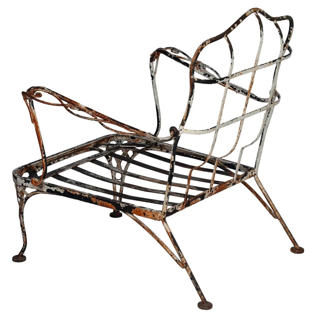 Vintage Rustic Patina Garden Chair - 6