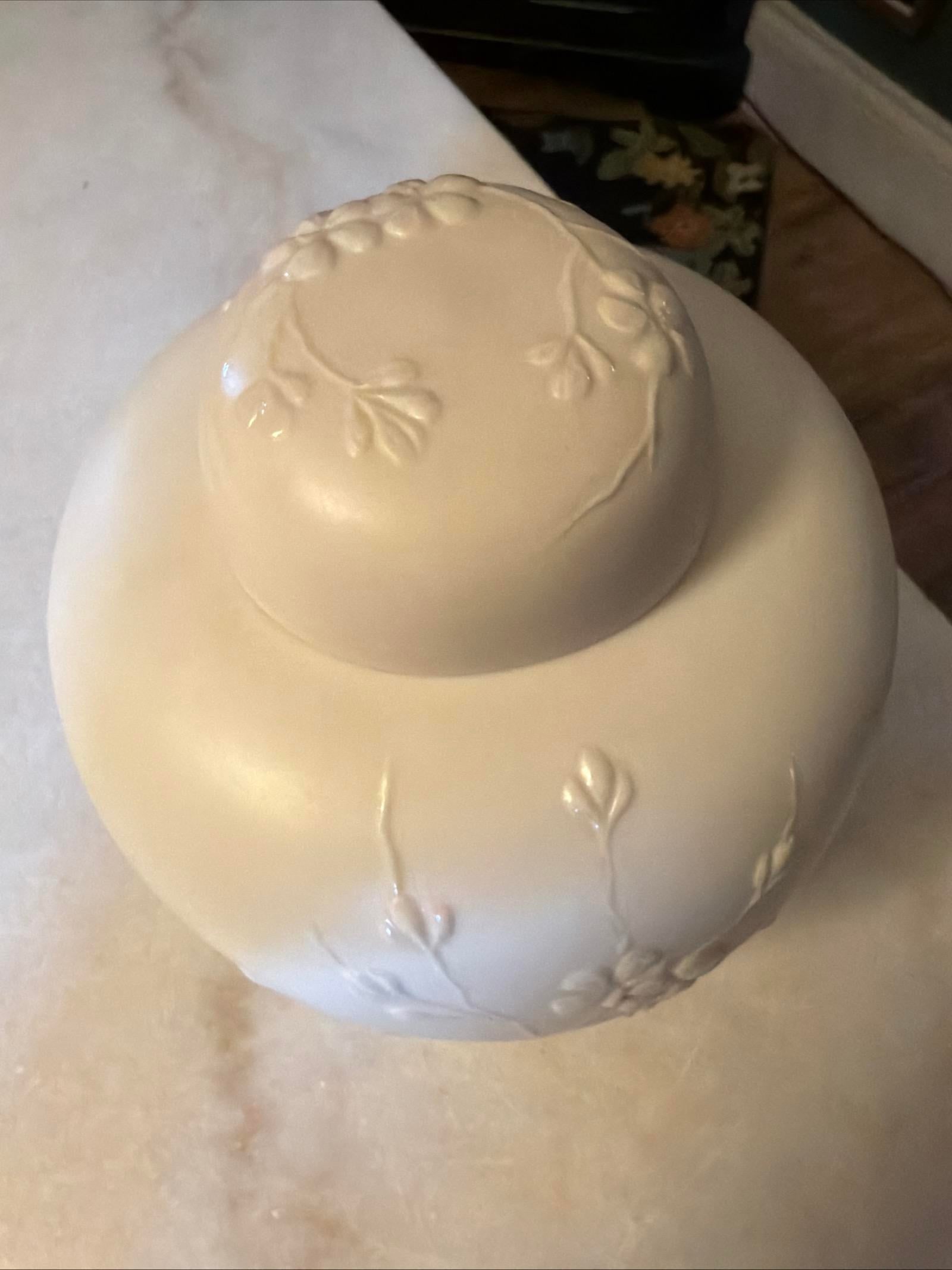 1980s Rare Patricia Hinde St. Simons Island Ga Signed Studio Pottery Lidded Ginger Jar - 3
