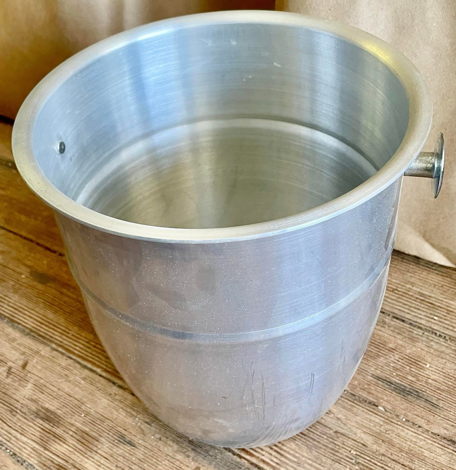 Mid 20th Century Hollywood Regency Ice Bucket/Wine Cooler Server W/ Stand - 11