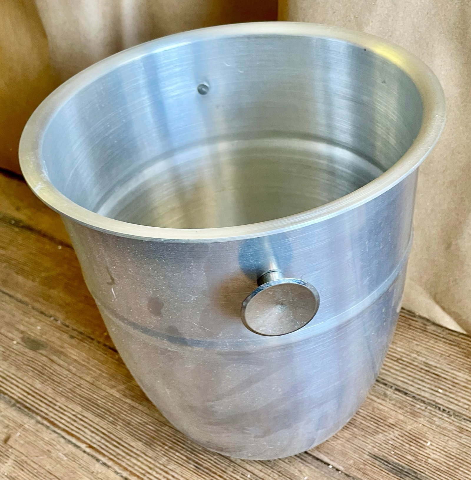 Mid 20th Century Hollywood Regency Ice Bucket/Wine Cooler Server W/ Stand - 3
