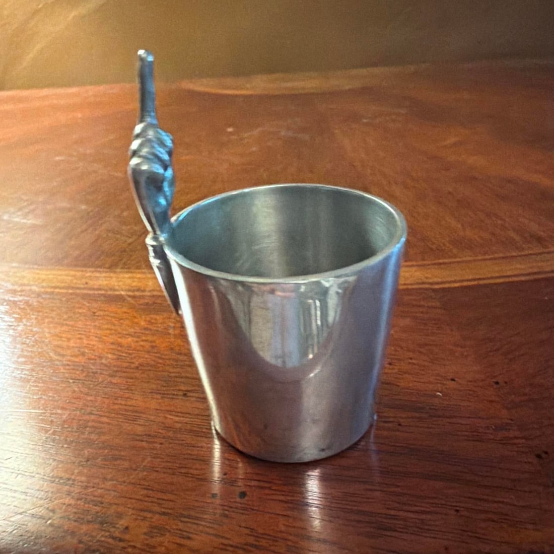 Antique Abercrombie & Fitch Co. By James Dixon & Sons "One Finger" Jigger / Shot - 2