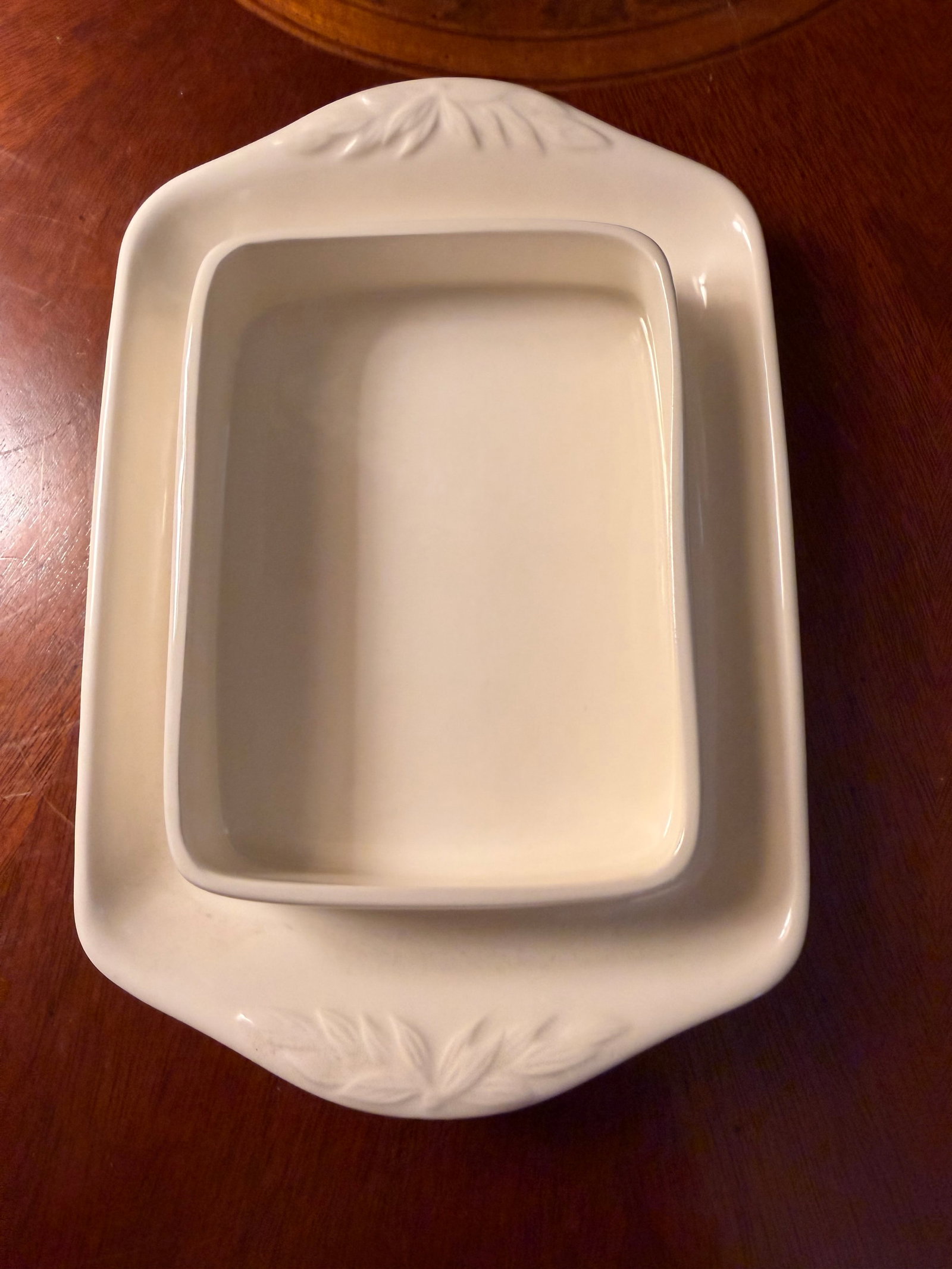 Vintage Wedgwood Edme Queen's Ware With Ivy Covered Butter Dish - 6