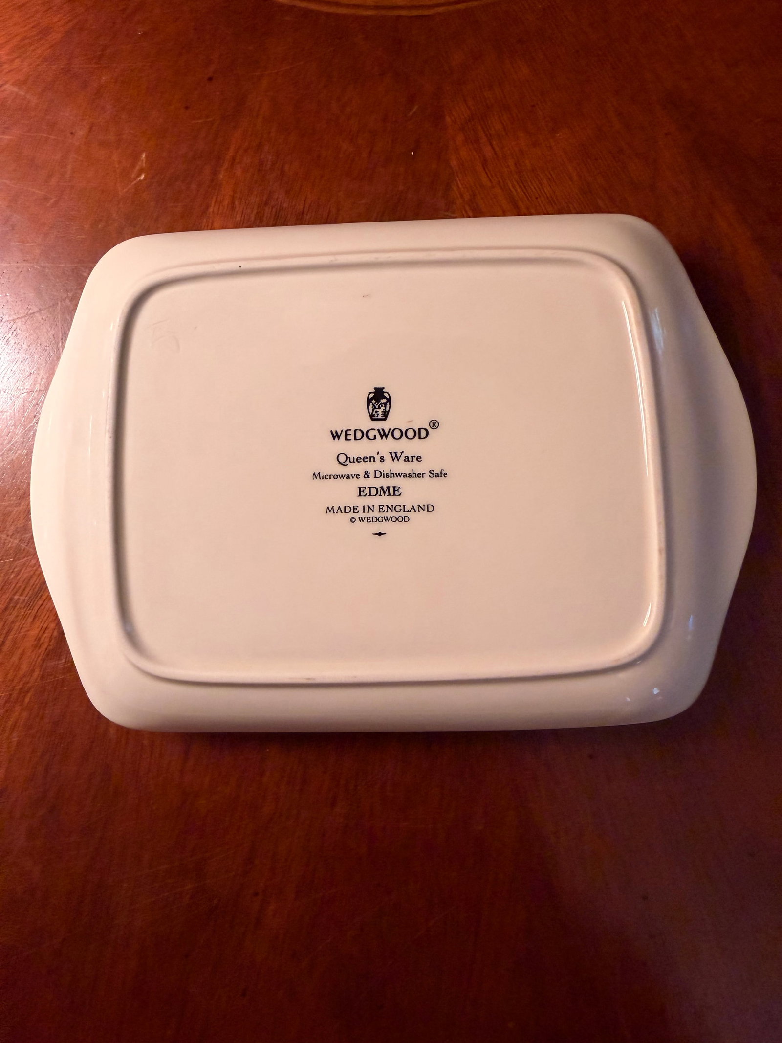 Vintage Wedgwood Edme Queen's Ware With Ivy Covered Butter Dish - 7