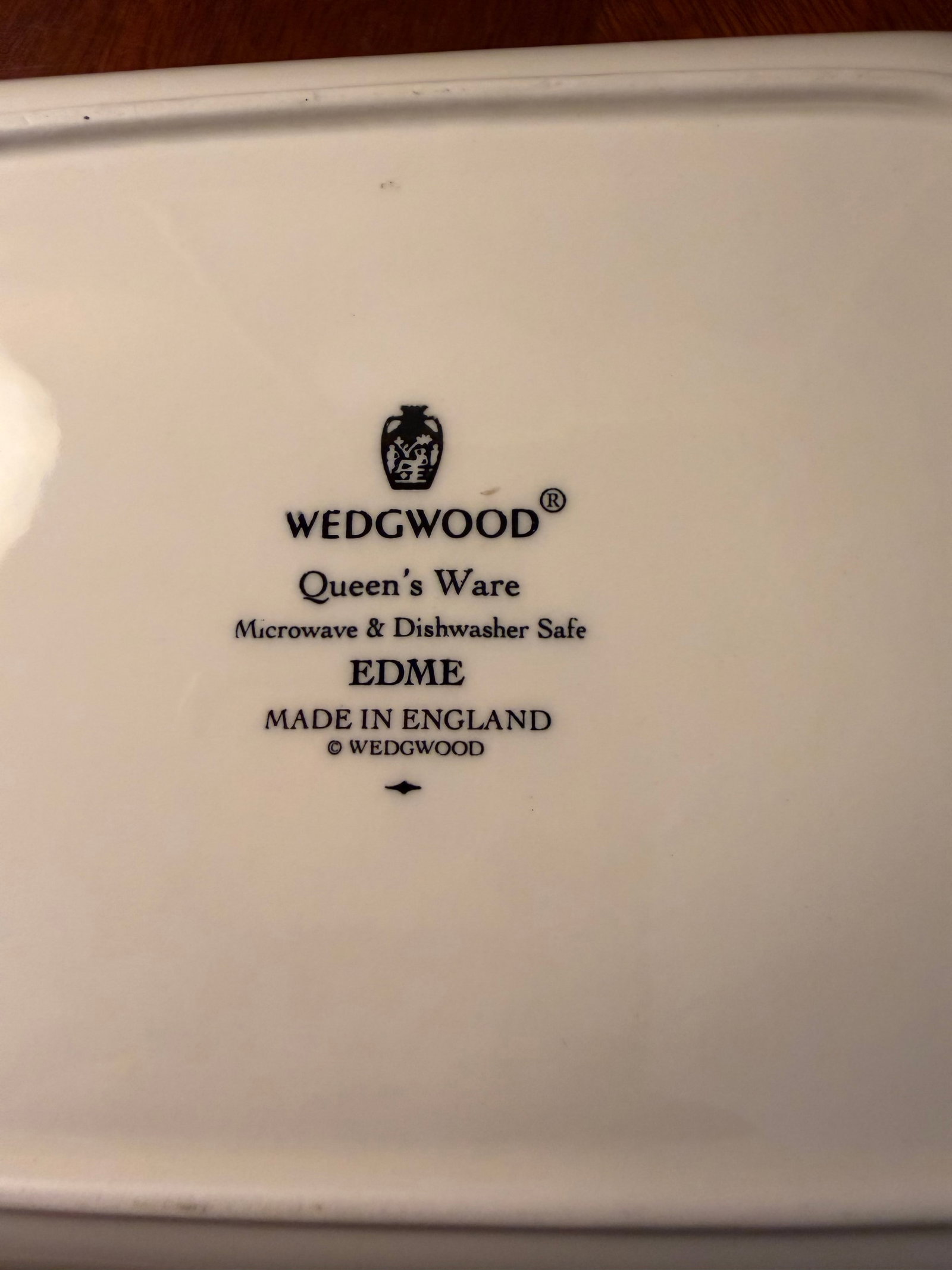 Vintage Wedgwood Edme Queen's Ware With Ivy Covered Butter Dish - 8