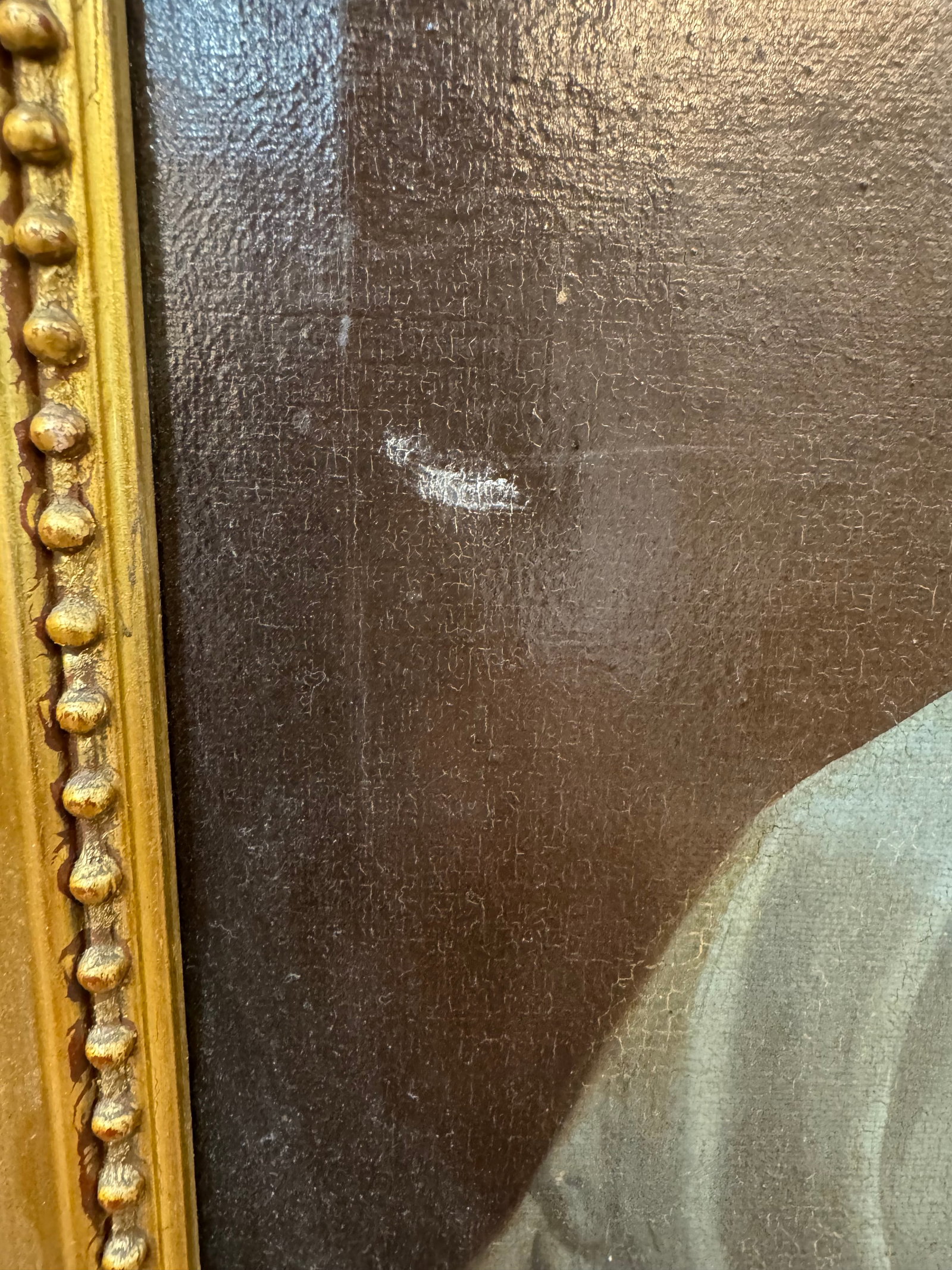 Pair of European Portrait Paintings, Mother & Daughter, Late 19th Century - 11