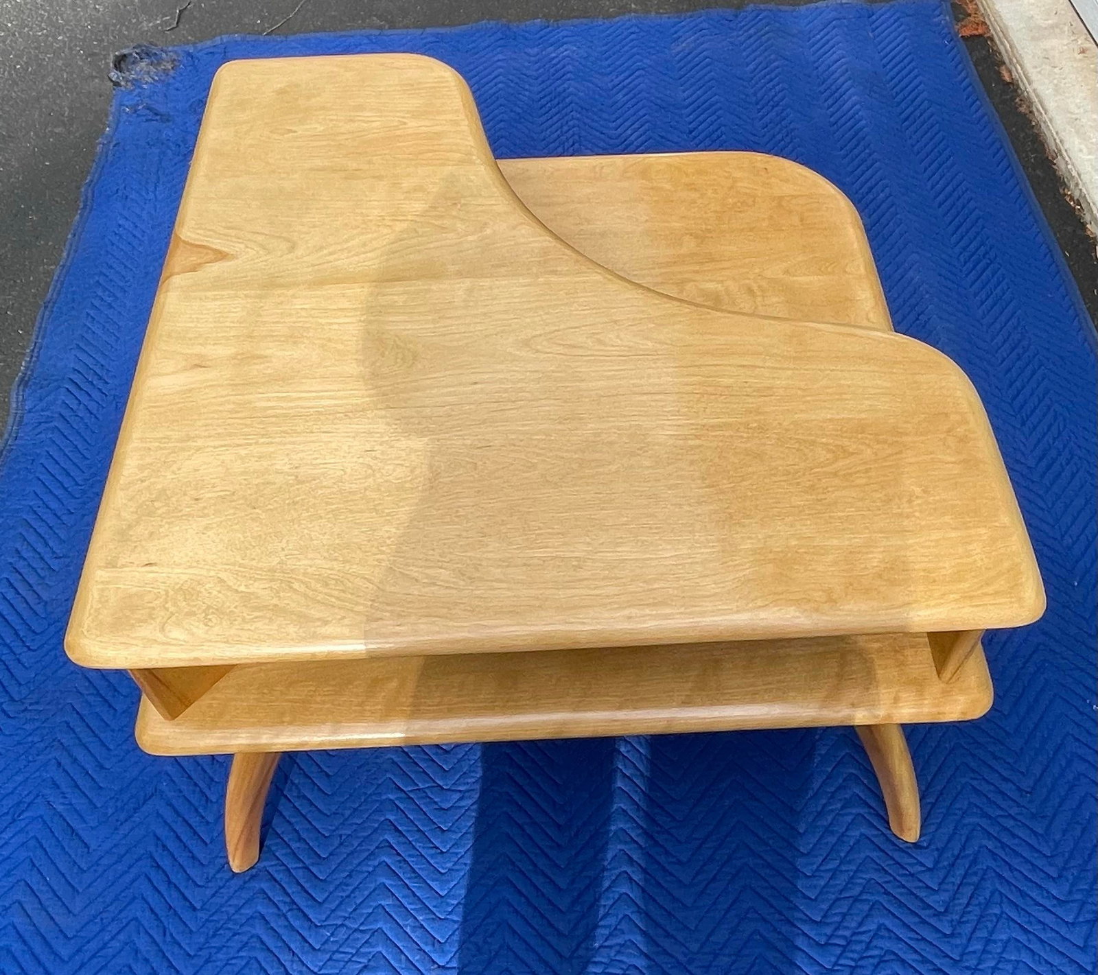 Heywood-Wakefield Midcentury Modern Two Tier Corner Table - 10