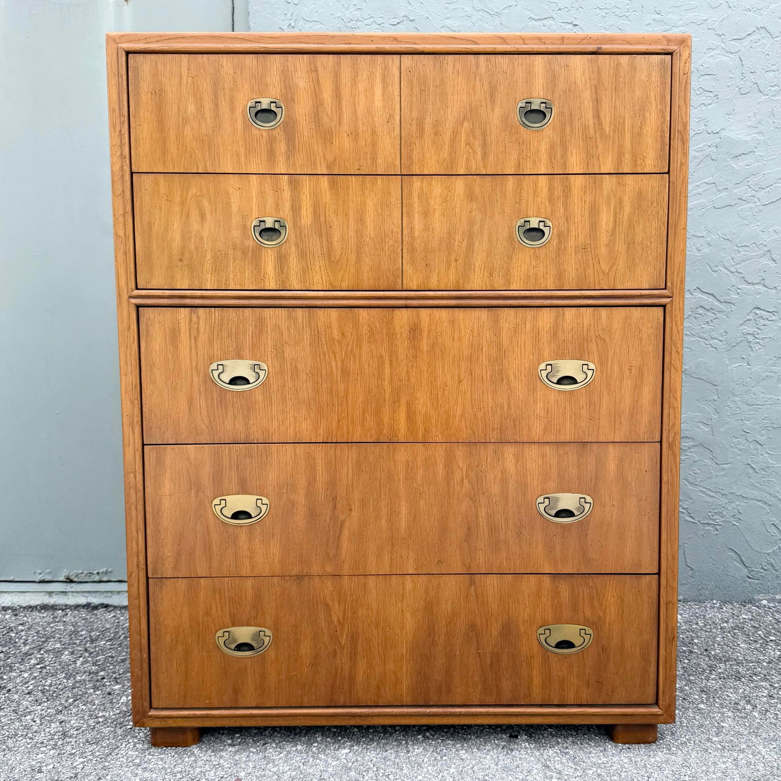 Drexel "Passages" Campaign Style Highboy Dresser - 2