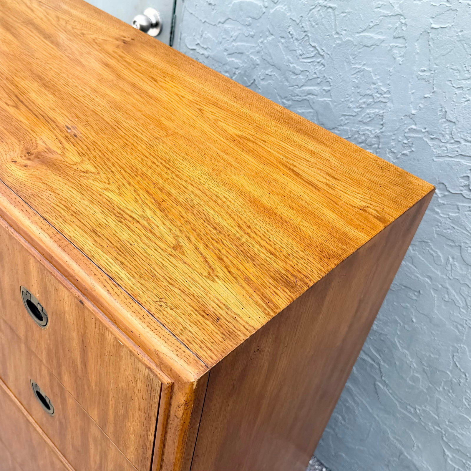 Drexel "Passages" Campaign Style Highboy Dresser - 5