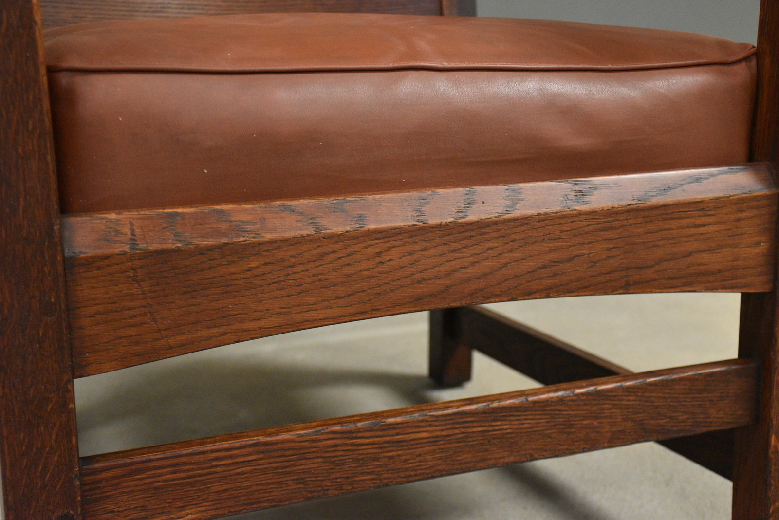 1910s L&jg Stickley Lounge Arm Chair Mission Arts and Crafts - 9