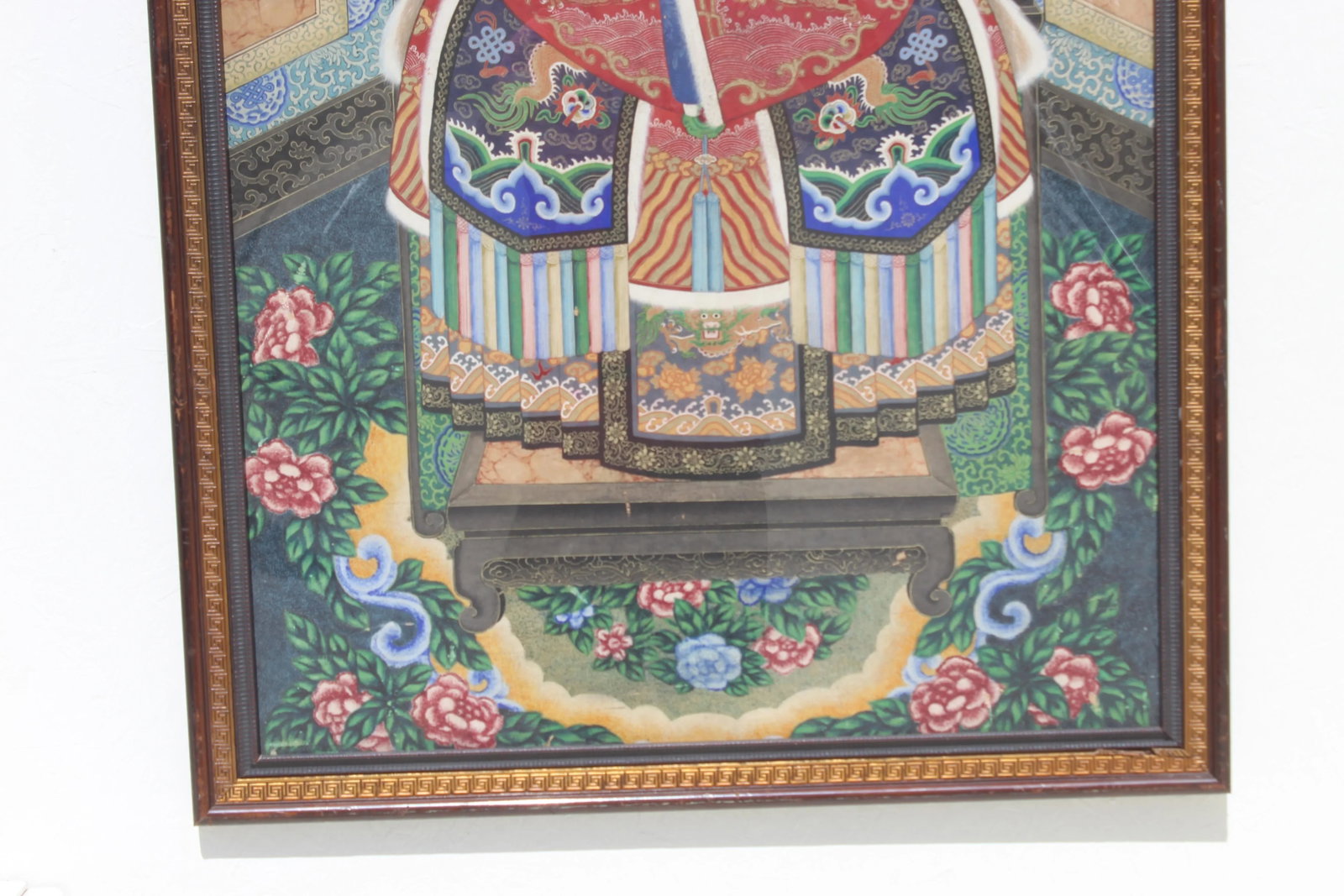 Late 19th Century Late Qing Dynasty Portrait of an Empress Court Lady - 7