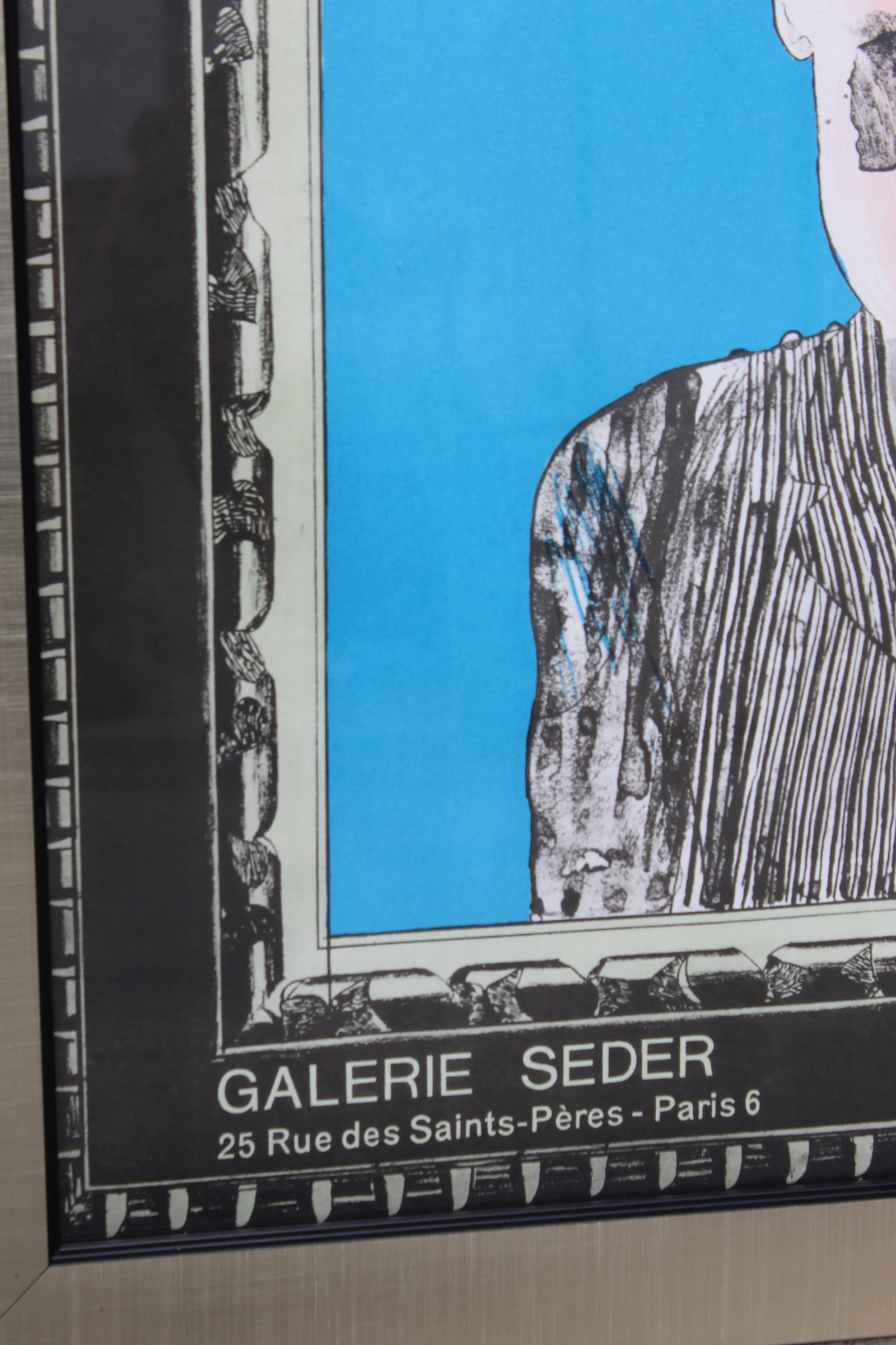 1966 Vintage "David Hockney" Galerie Sedar Exhibition Poster - 3