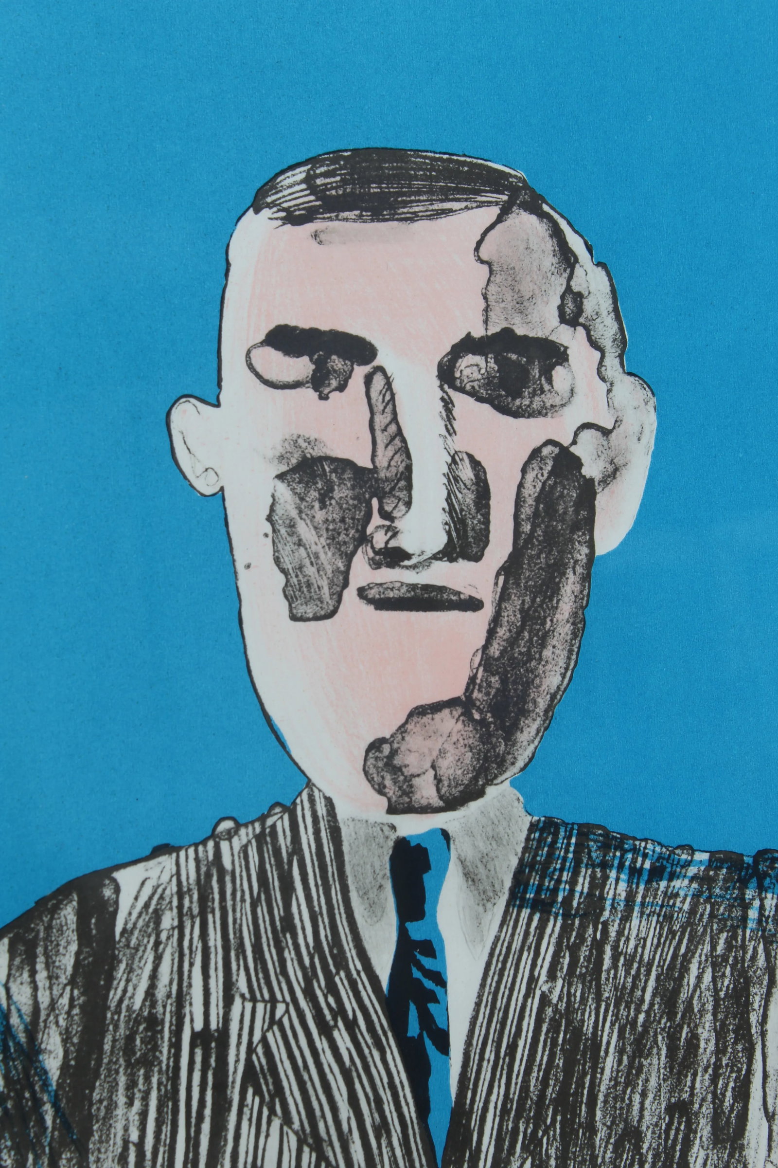 1966 Vintage "David Hockney" Galerie Sedar Exhibition Poster - 4