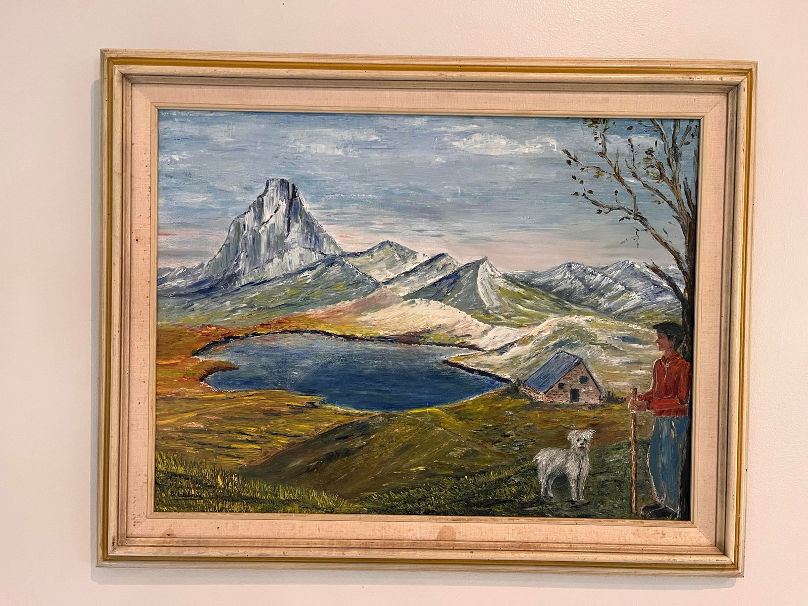 1970s Signed French Provencal Landscape Oil on Canvas by B. Latuberne, 24" X 18" - 2