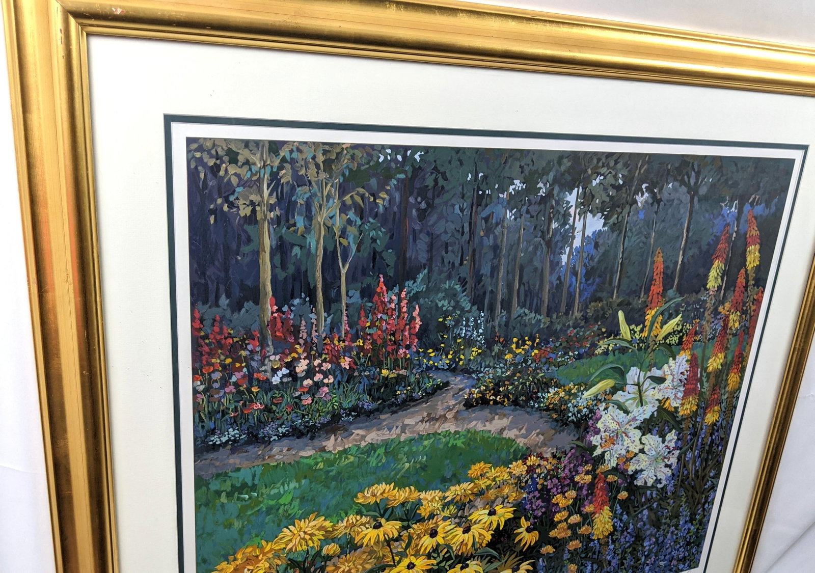 Late 20th Century John Powell Signed Limited Edition Print, Numbered 118/395, Framed Botanical Lands - 5