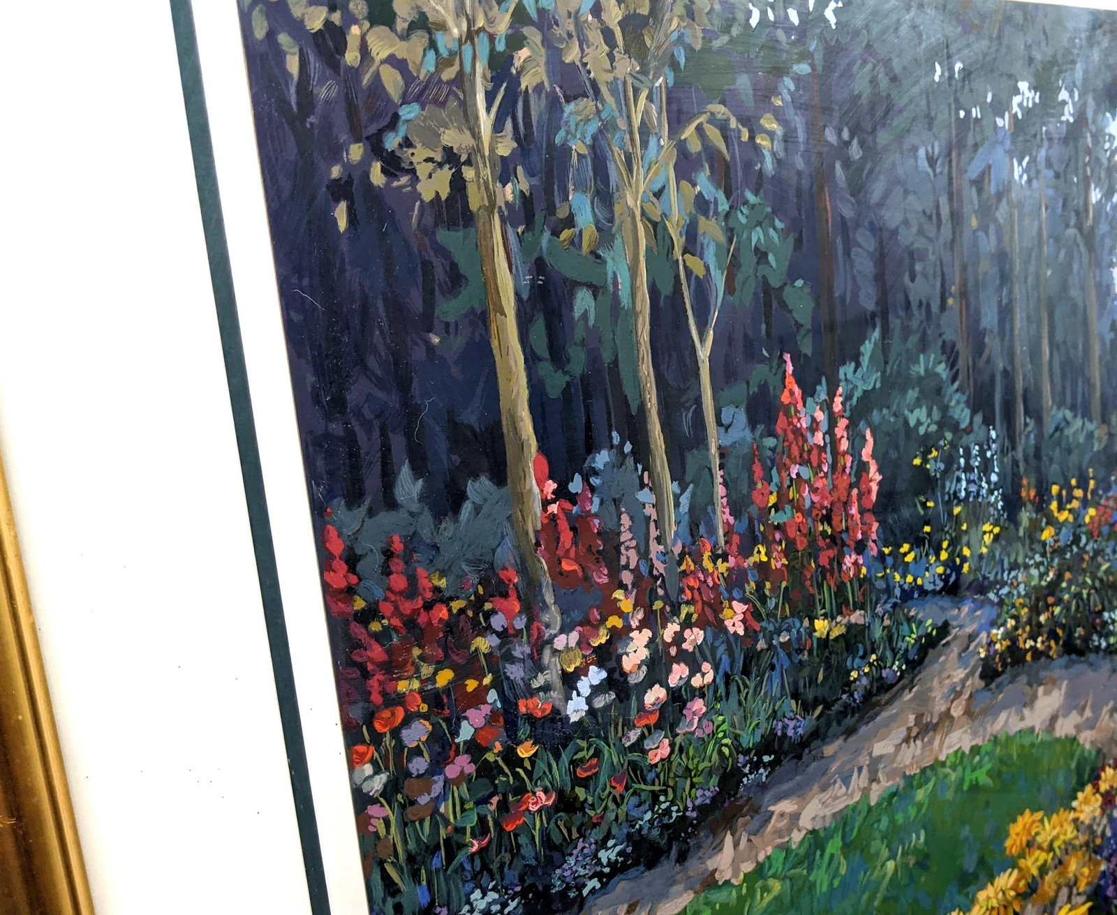 Late 20th Century John Powell Signed Limited Edition Print, Numbered 118/395, Framed Botanical Lands - 6