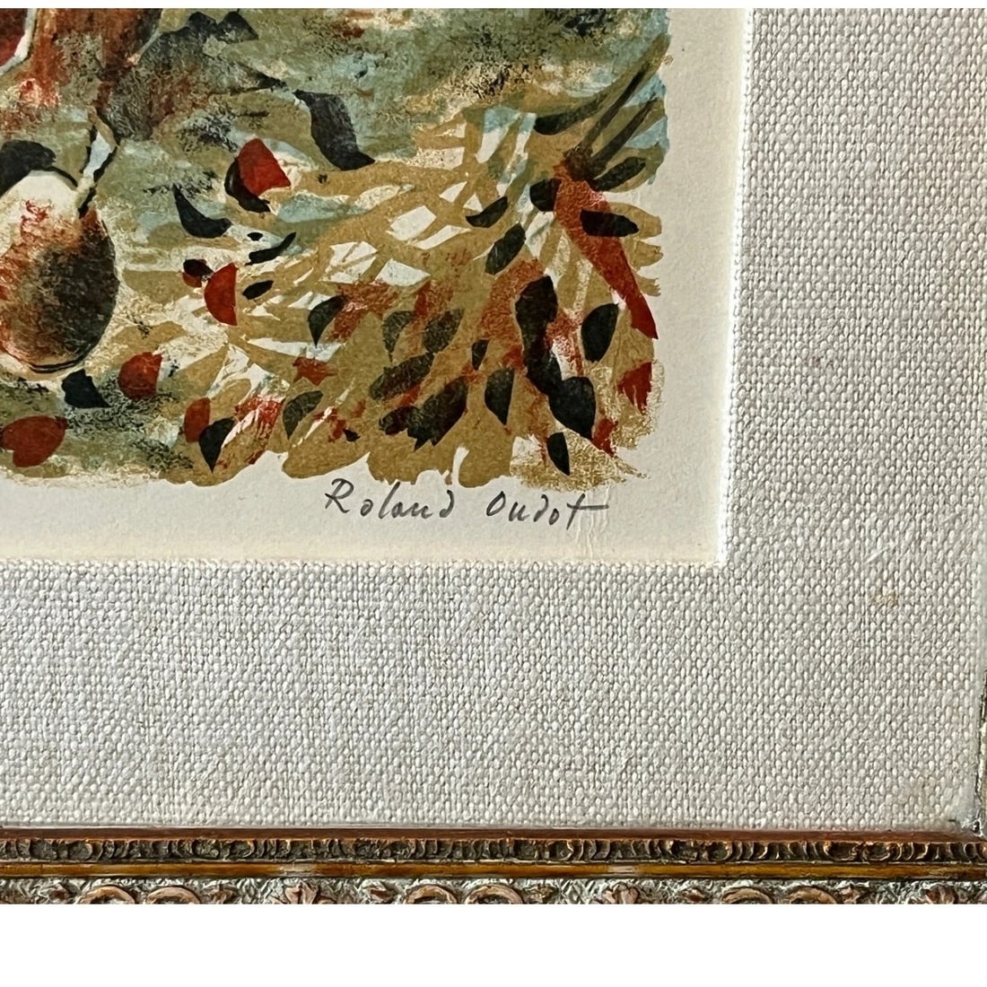 Early 20th Century Roland Oudot Signed Limited Edition Lithograph Print Ep. d'artiste 18/30 - 5