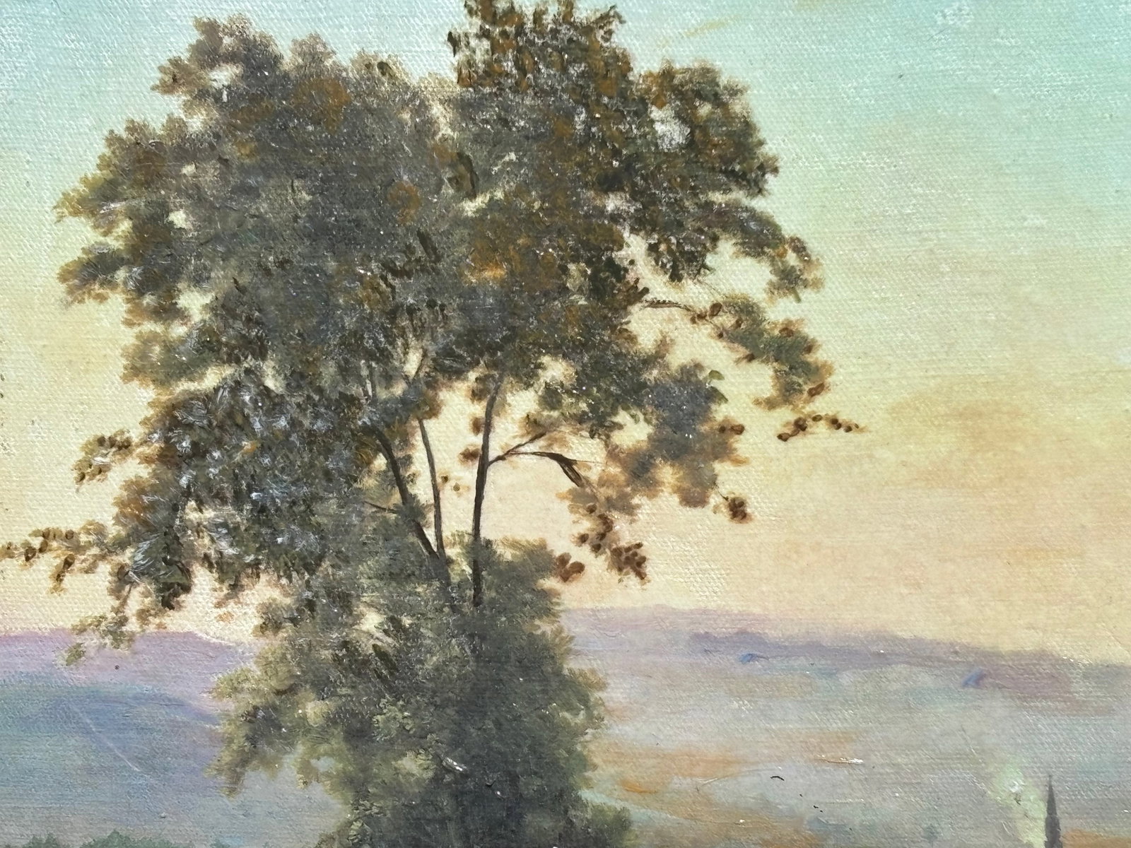 Mid/Late 19th C. Original Oil on Canvas - European / British Landscape Scene - 10