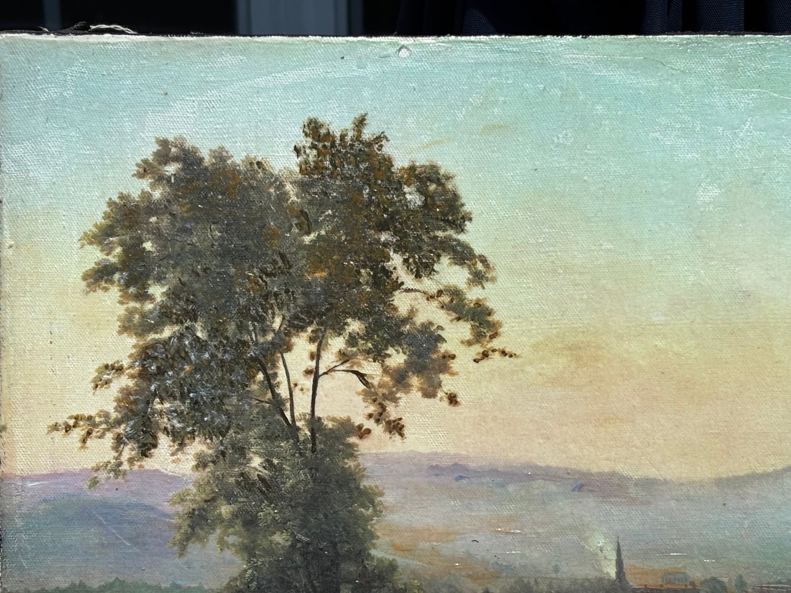 Mid/Late 19th C. Original Oil on Canvas - European / British Landscape Scene - 4