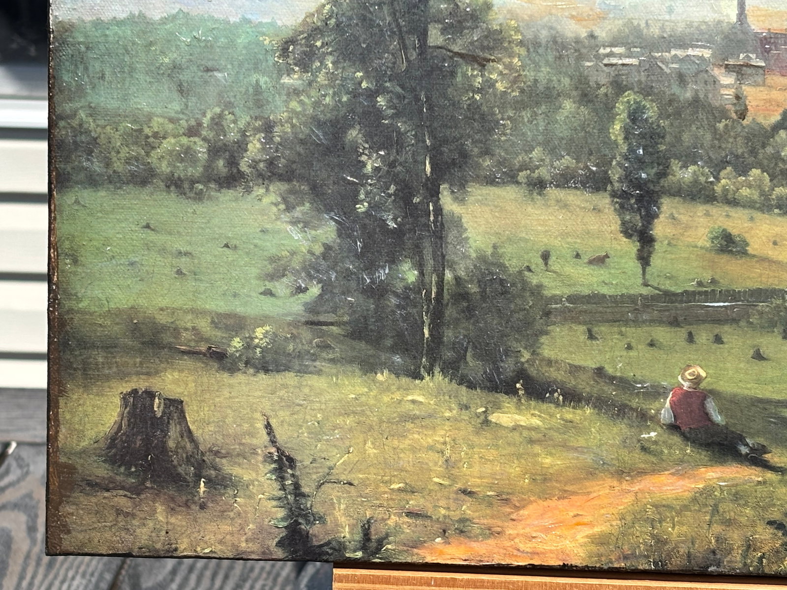 Mid/Late 19th C. Original Oil on Canvas - European / British Landscape Scene - 7