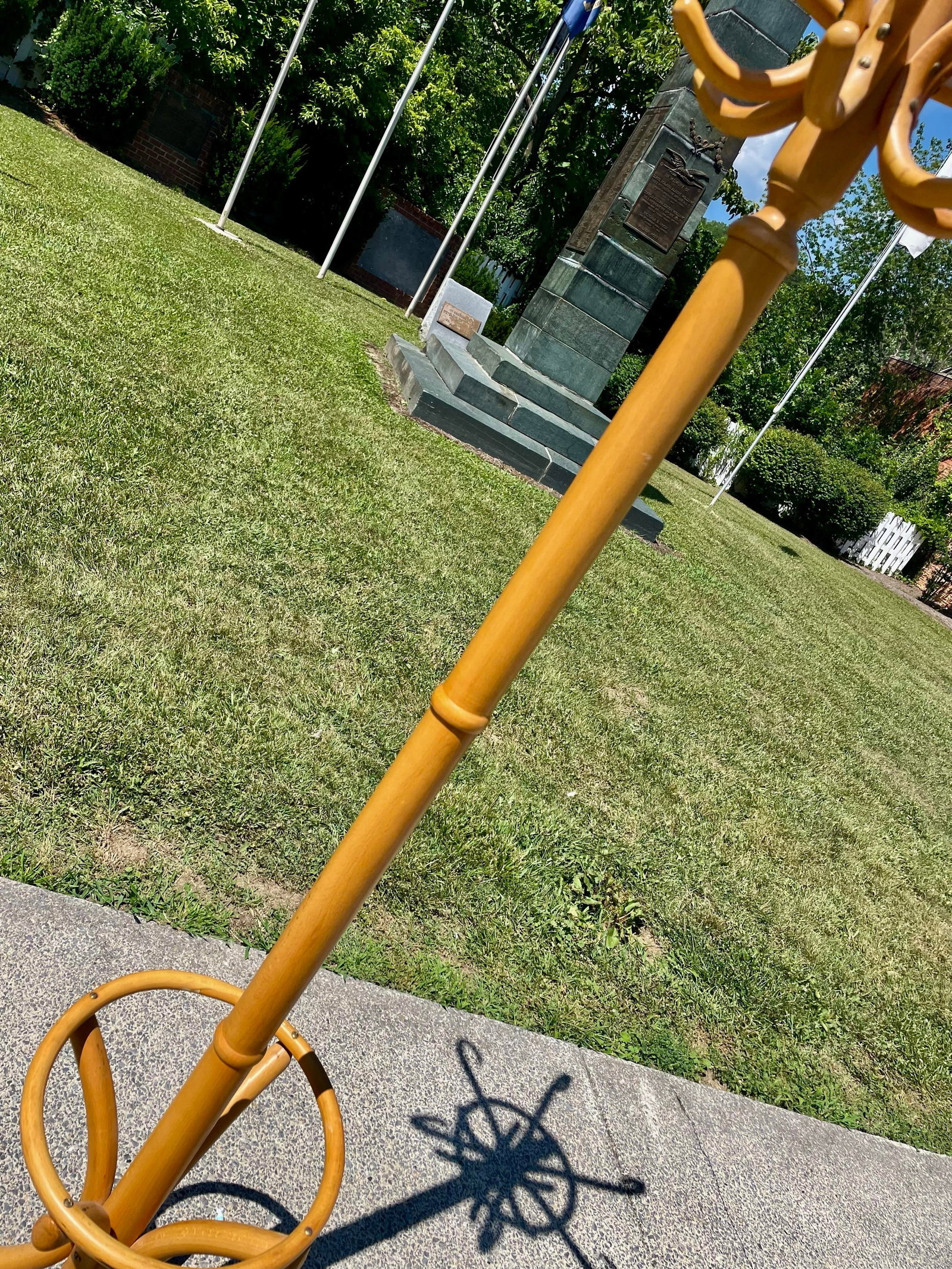 Mid 20th Century Bamboo Hat/Coat Rack Hall Tree Umbrella Holder - 3