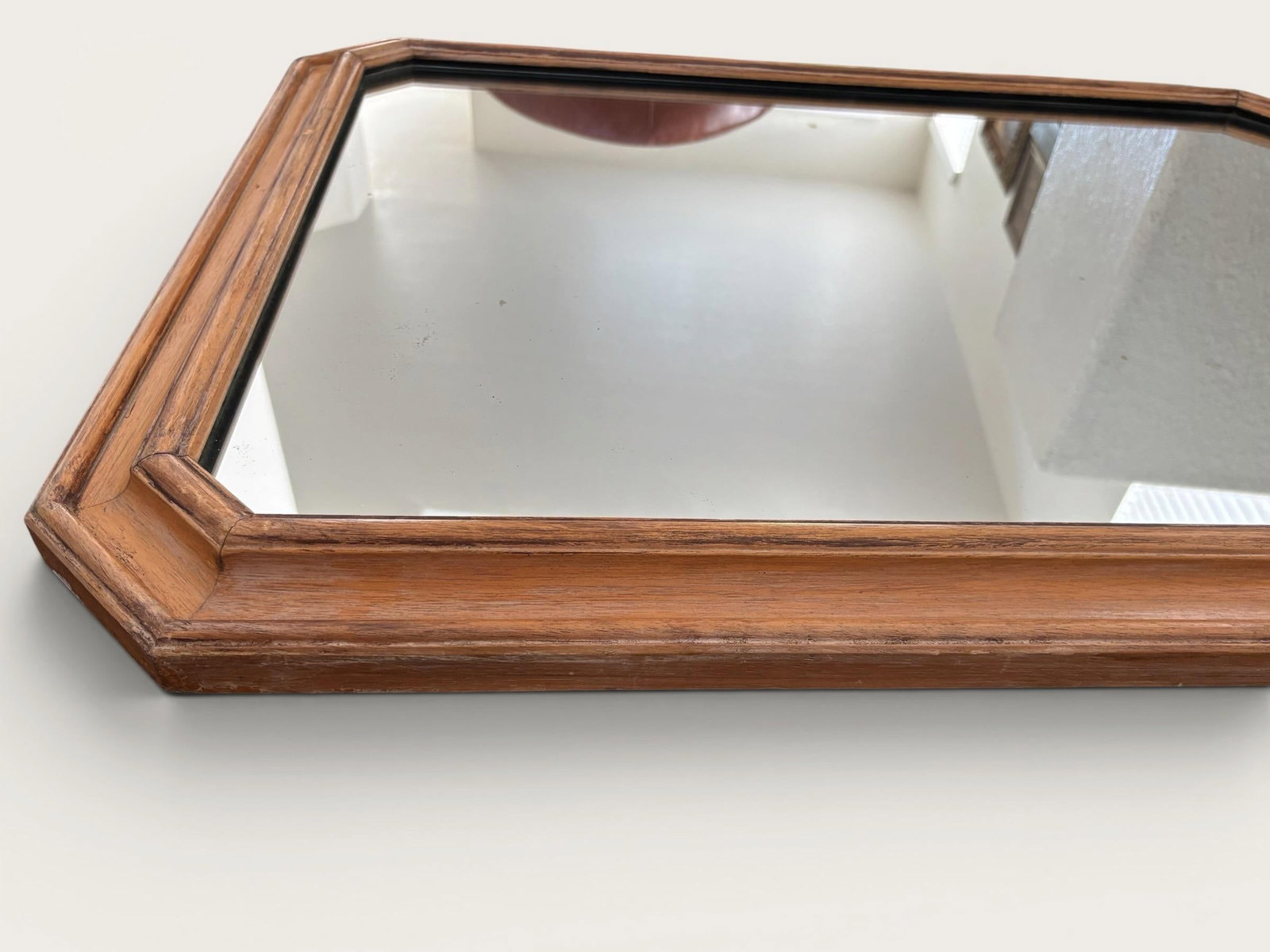 Antique Italian Hand-Carved Rococo Baroque Wall Mirror | Ornate Wood Louis XV Style - 8