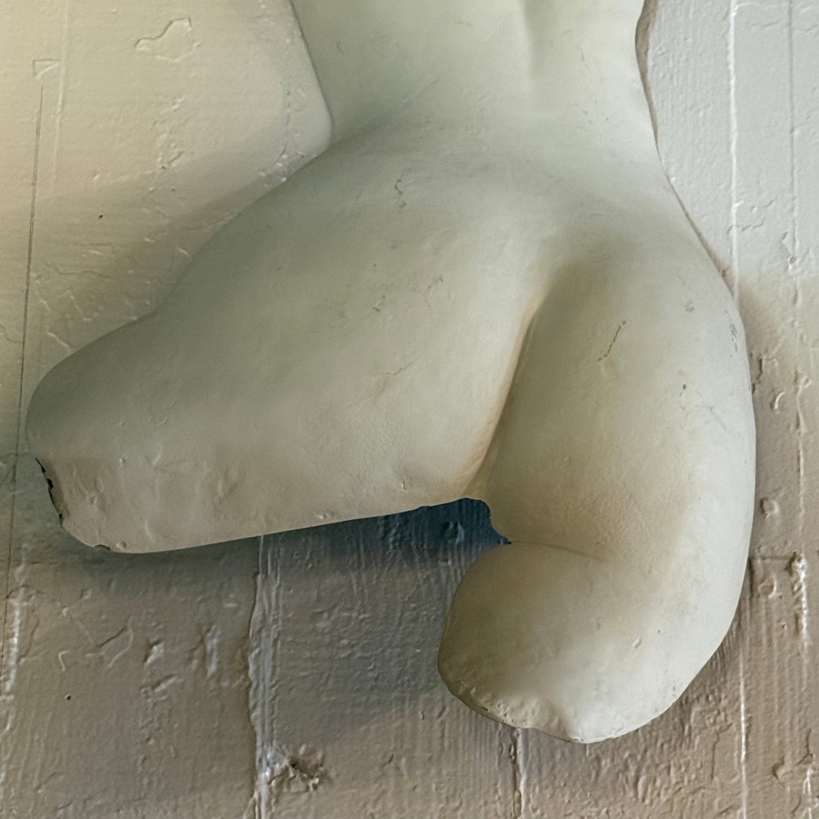 Mid 20th Century Classical Greek/Roman Female Backside Torso Half-Shell Relief Sculpture - 3