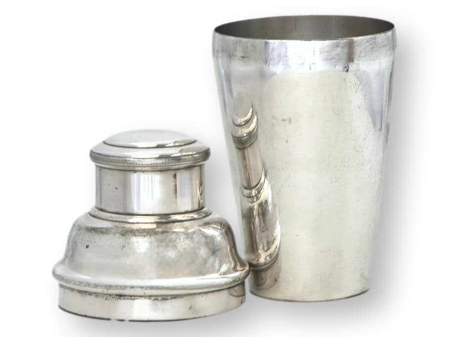 Early 20th Century English William Suckling Cocktail Shaker W/Ice Breaker - 6