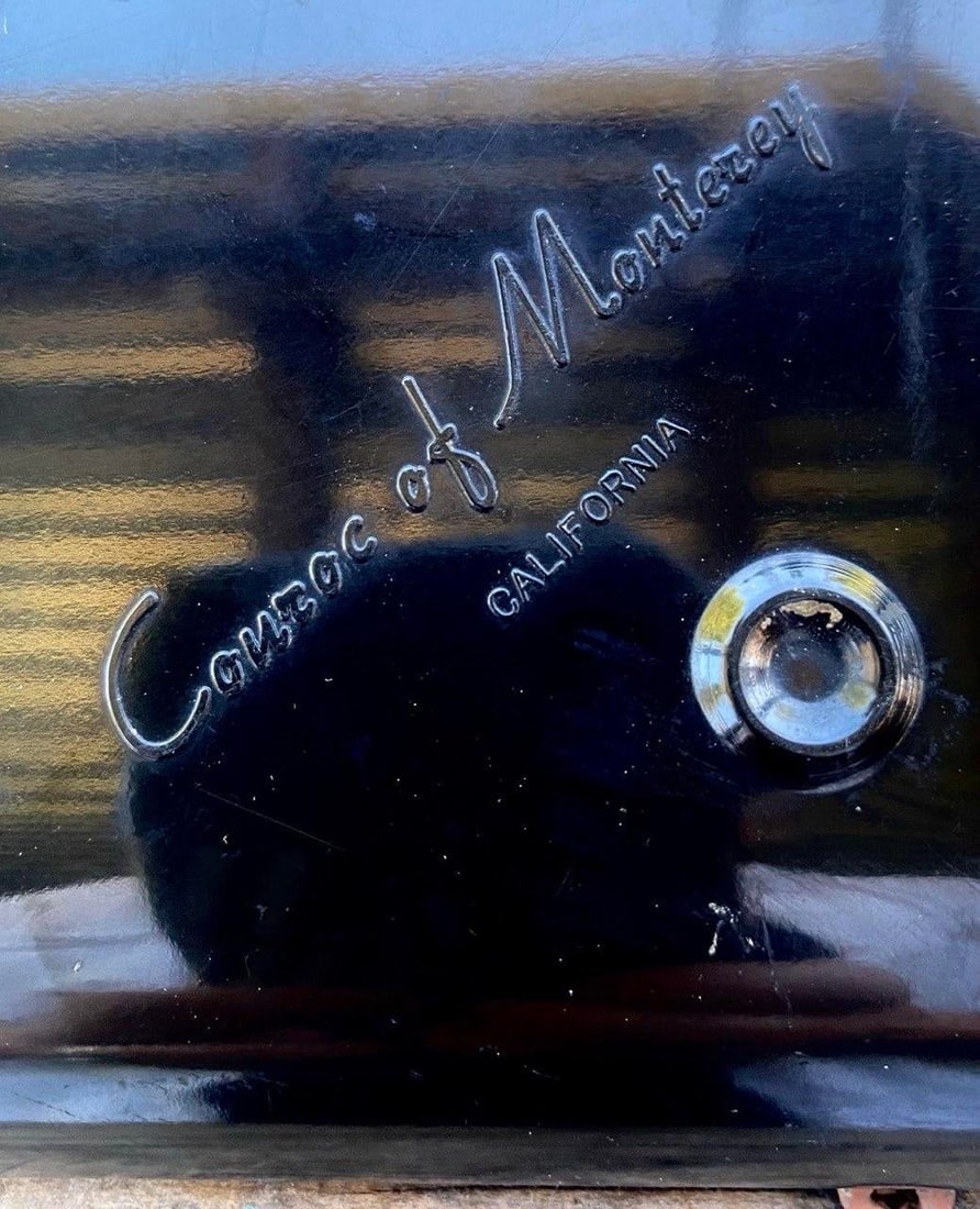 Rare Vintage Couroc of Monterey "Blueprints Under Sail Ii" Mid-Century Modern Nautical Cocktail Tray - 9