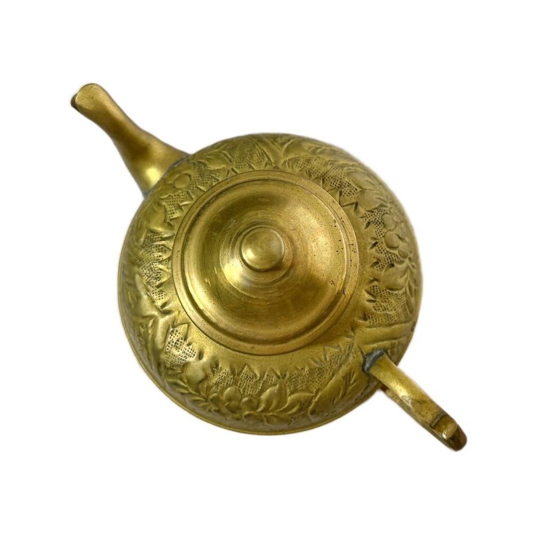 Late 19th Century Brass Samovar Set W/Teapot - 6