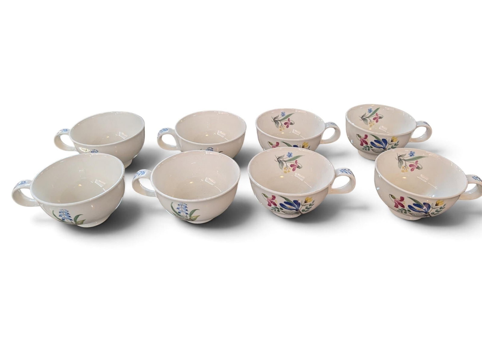 1950s Mid Century Modern Eva Zeisel Bouquet Pattern Hallcraft China Service for 8 - 48 pcs - 3