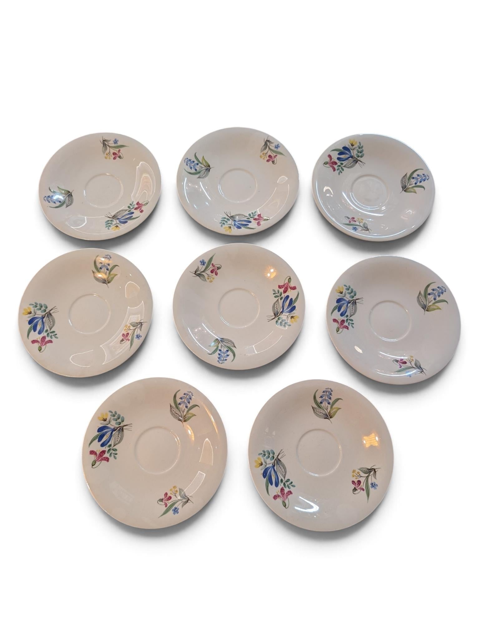 1950s Mid Century Modern Eva Zeisel Bouquet Pattern Hallcraft China Service for 8 - 48 pcs - 4