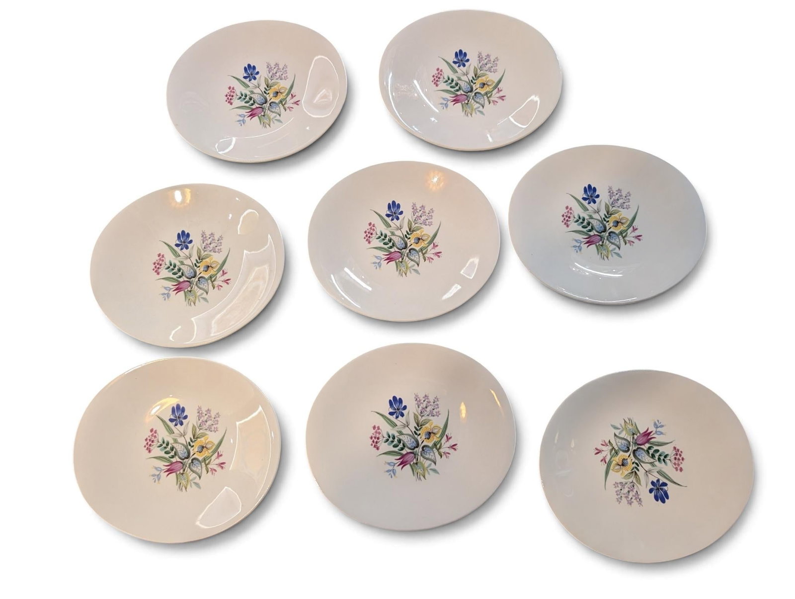 1950s Mid Century Modern Eva Zeisel Bouquet Pattern Hallcraft China Service for 8 - 48 pcs - 6