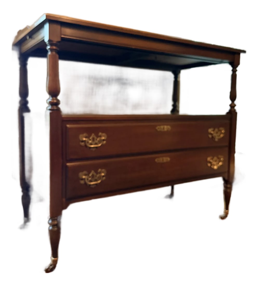Ethan Allen Server With Pull Out Sides (1 of 9)