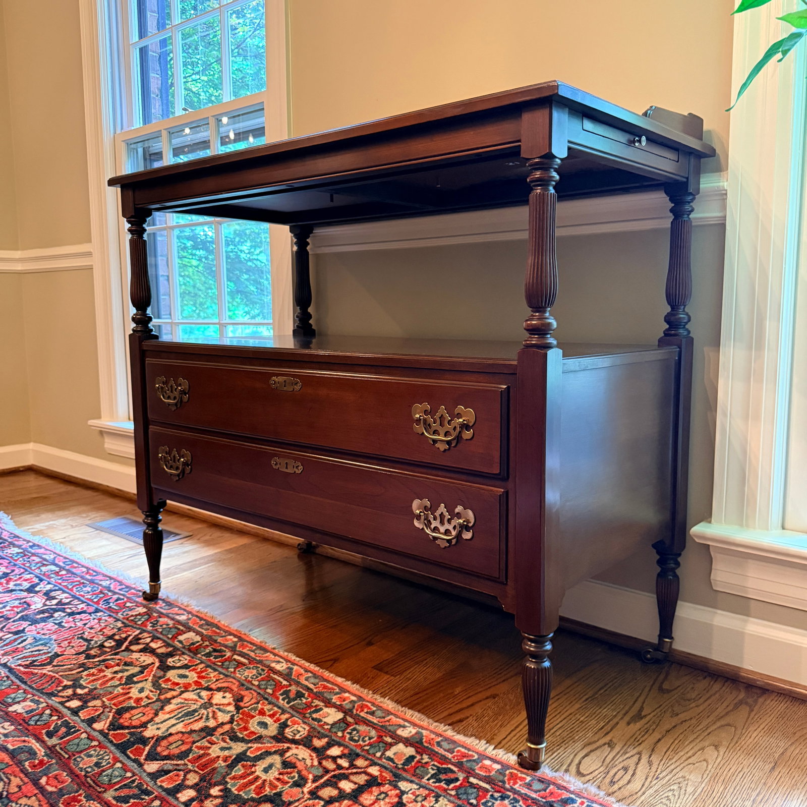 Ethan Allen Server With Pull Out Sides - 2