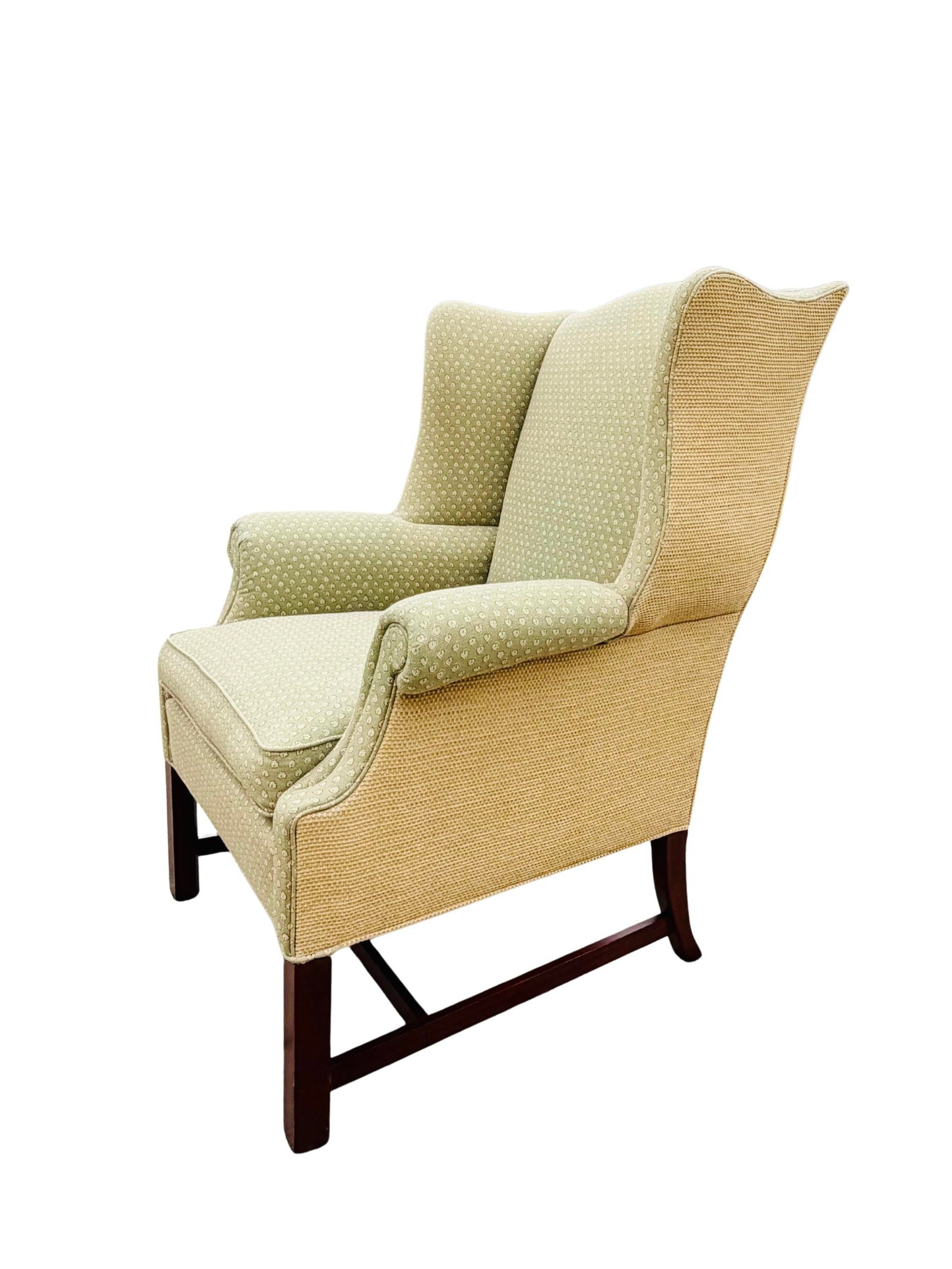 Vintage Hickory Chair Chippendale Wingback Chair | Historic James River Plantations Collection - 10