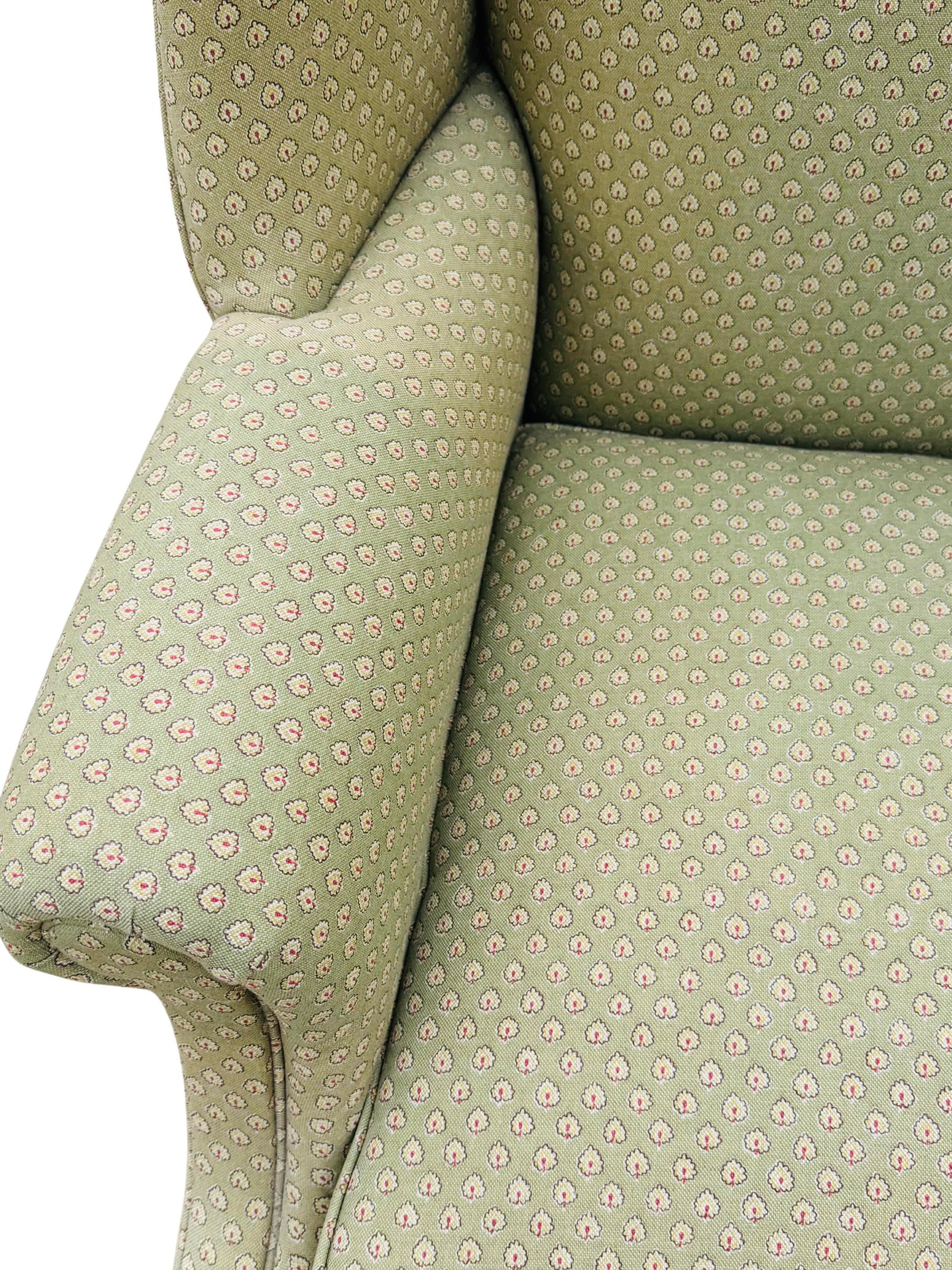 Vintage Hickory Chair Chippendale Wingback Chair | Historic James River Plantations Collection - 14