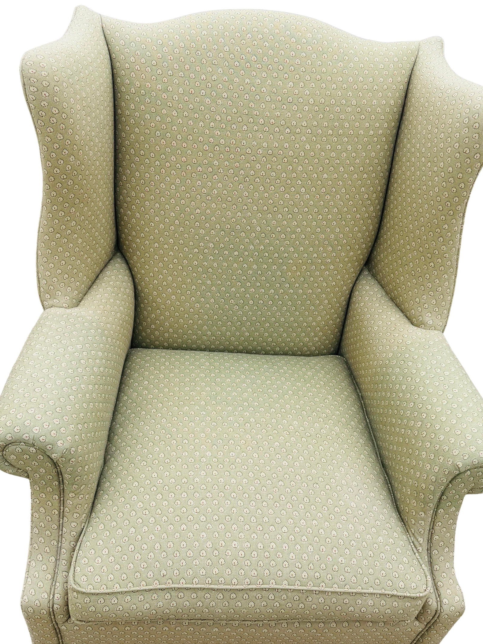 Vintage Hickory Chair Chippendale Wingback Chair | Historic James River Plantations Collection - 15