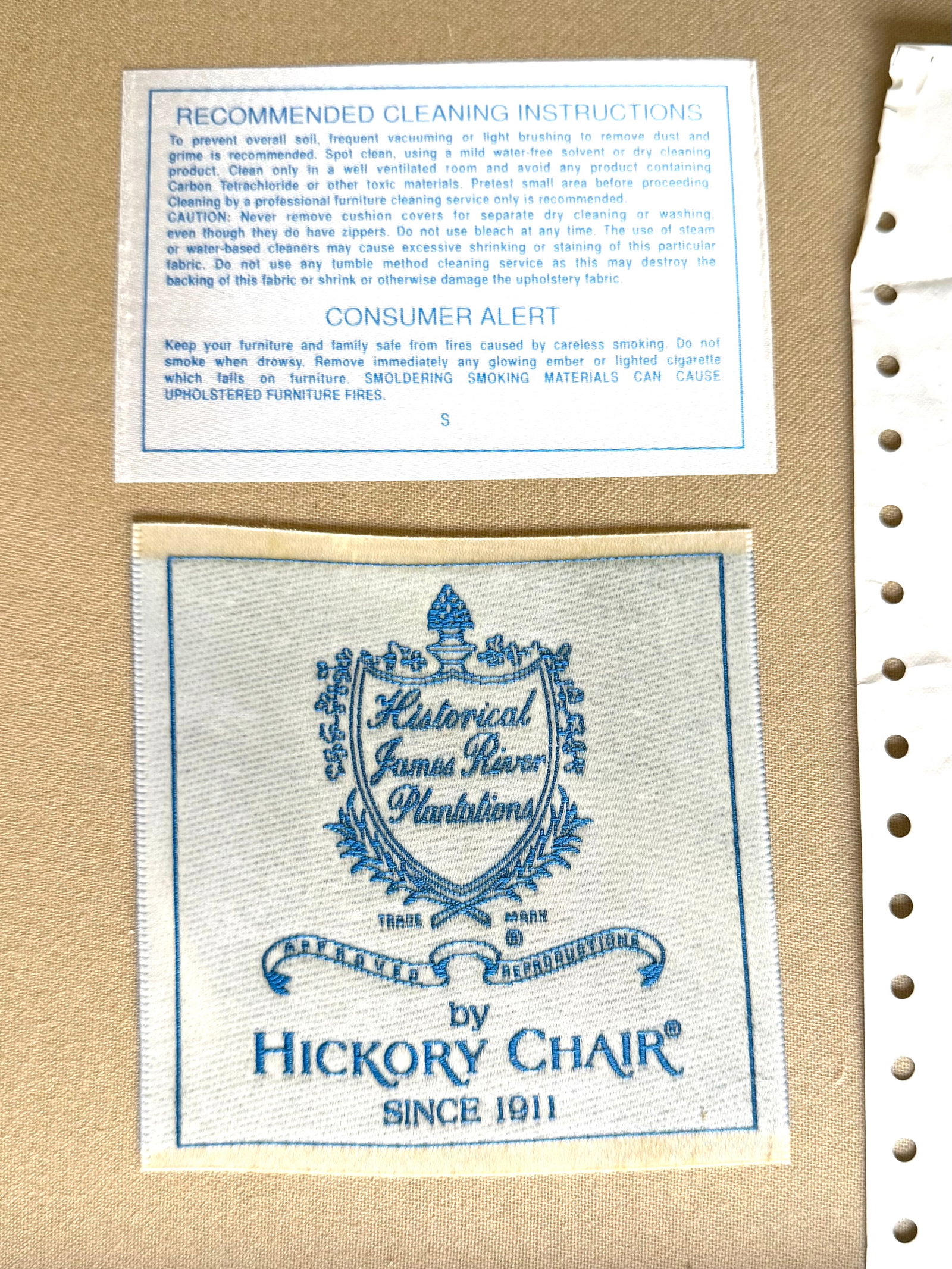 Vintage Hickory Chair Chippendale Wingback Chair | Historic James River Plantations Collection - 17