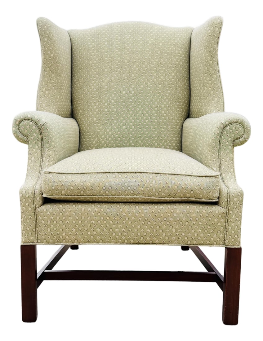 Vintage Hickory Chair Chippendale Wingback Chair | Historic James River Plantations Collection (1 of 18)