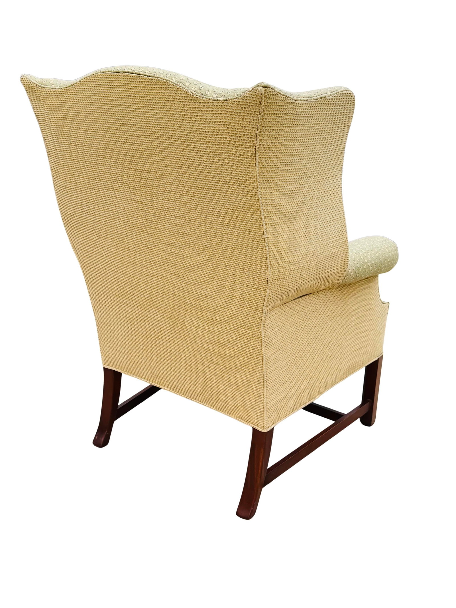 Vintage Hickory Chair Chippendale Wingback Chair | Historic James River Plantations Collection - 8